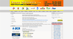 Desktop Screenshot of nomorindonesia.com